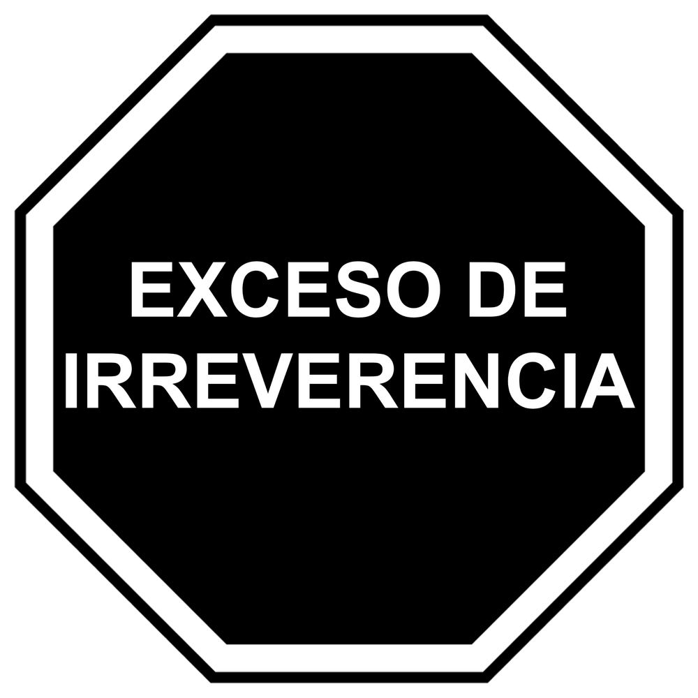 Advertencia de contenido: exceso de irreverencia